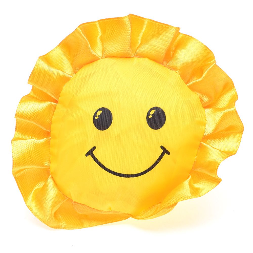 Sunflower Purse Tote - An adorable yellow reusable shopping bag with a bright floral theme