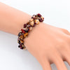 Beaded Crystal Bracelet - A cute bracelet made of natural jasper crystals and beads.