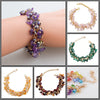 Beaded Crystal Bracelet - A cute bracelet made of natural amethyst crystals and beads.