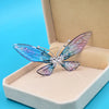 Magnifique Butterfly Brooch - A large, elegant resin brooch adorned with glitter and crystals, available in three lovely translucent colour palettes.