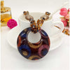 Beaded Beauty Necklaces - An assortment of large Murano glass statement necklaces in a variety of colours and patterns.