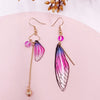 Aisling v1 Fairy Wing Earrings - Lovely asymmetrical resin earrings that look like cute fairy wings in an assortment of different colours.