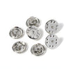 Loose Brooch Pin Backs - A pile of brooch pin backs in Dark Silver colour.