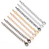 Cheeky Crafter Clip-On Chain Extender - A simple bracelet extender with a clasp on one end and a length of chain, allowing you to add extra length to a bracelet or necklace.