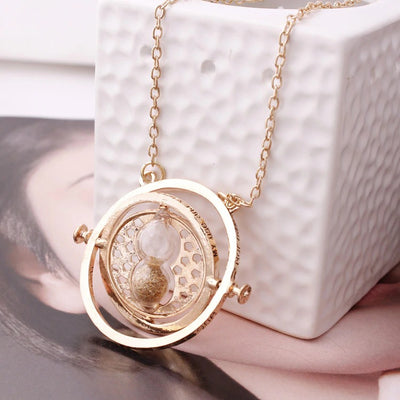 Cheeky Geek Time Turner Necklace - An unofficial replica inspired by the Time Turner necklace from the Harry Potter series, available in several different colours.