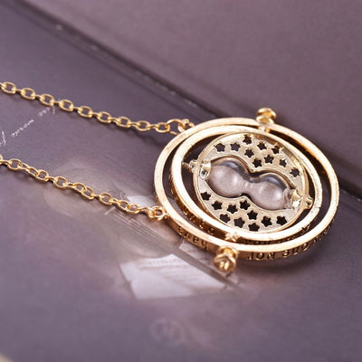 Cheeky Geek Time Turner Necklace - An unofficial replica inspired by the Time Turner necklace from the Harry Potter series, available in several different colours.