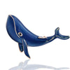 Cute Critters Brooch - Blue Whale - A lovely enamel brooch shaped like a blue whale.