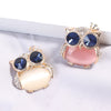 Cute Critter Brooch - Owl - An adorable chubby owl themed brooch, available in pink or white pearl.