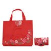 Eco-Warrior Folding Purse Tote - Cute reusable shopping bag in lots of bright colours with a flower motif