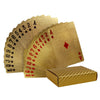 Midas' Touch Metallic Gold Playing Cards - A deck of cool golden playing cards with textured metallic surfaces.