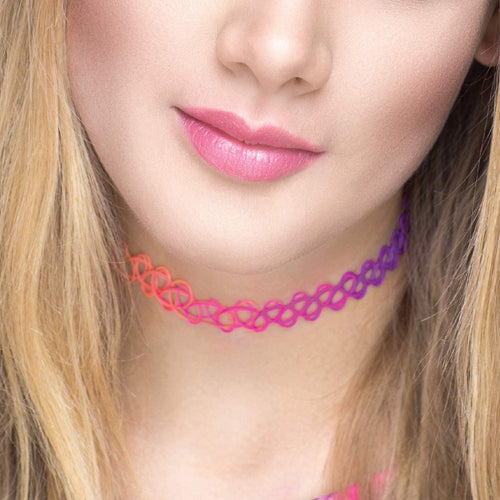 Bulk-buy Yin Yang Chain Necklace Multilayered Black White Choker Necklaces  price comparison