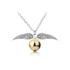 Golden Snitch Necklace - A cute necklace themed after the Golden Snitch from the Harry Potter series.