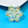 Aurora Crystalline Brooch - A shimmering crystal brooch shaped like a flower, in ten stunning colour combinations.