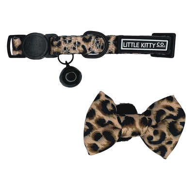 Little Kitty Co. Cat Leash - Luxurious Leopard | Luxurious Leopard is exactly what it sounds like: a classic leopard print pattern, perfect for your little wild cat. Available in collar, harness, and leash. Grab yours today!