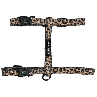 Little Kitty Co. Cat Leash - Luxurious Leopard | Luxurious Leopard is exactly what it sounds like: a classic leopard print pattern, perfect for your little wild cat. Available in collar, harness, and leash. Grab yours today!