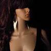 Malaika Tassel Earrings - Long stylish statement dangles, gorgeous!