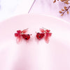 Amphitrite Earrings - Adorable tiny resin goldfish earrings.