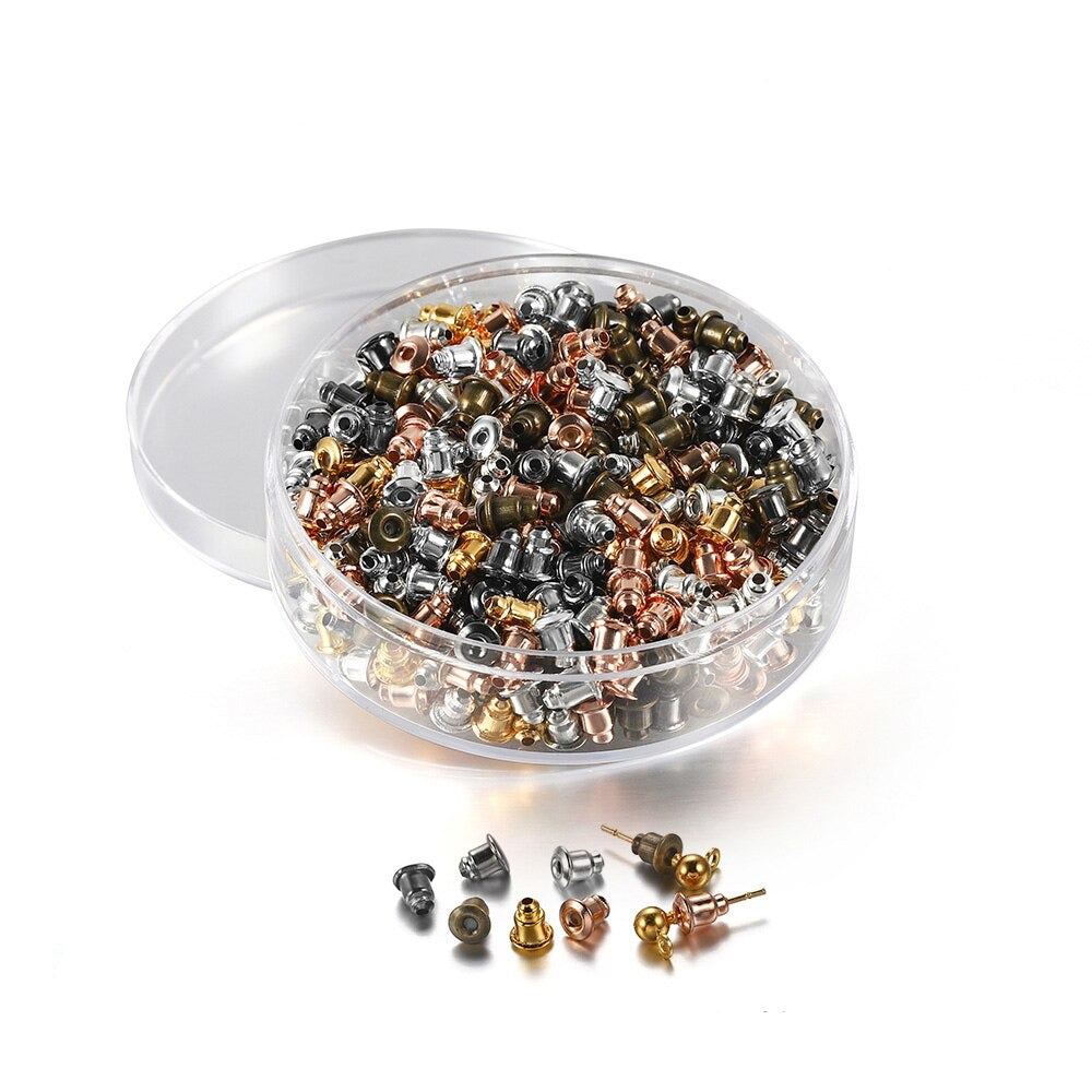 Earring Backs Kit - Bullet Backs, 400pc Kit
