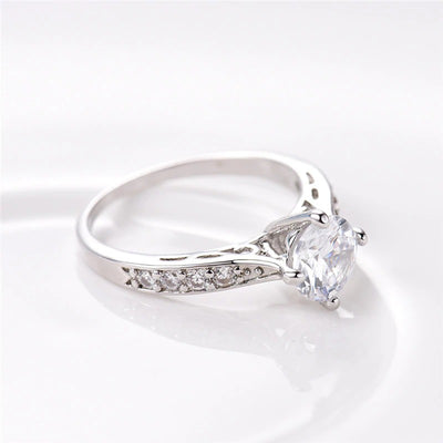 The Eternal Classic Ring - A simple, lovely imitation diamond solitaire.