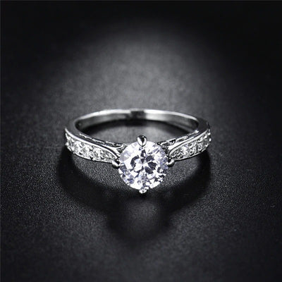 The Eternal Classic Ring - A simple, lovely imitation diamond solitaire.
