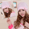 The Bow-Ka-Dot Beanie - An adorable adult beanie in pink or blue, polkadot with a cute bow on the side.