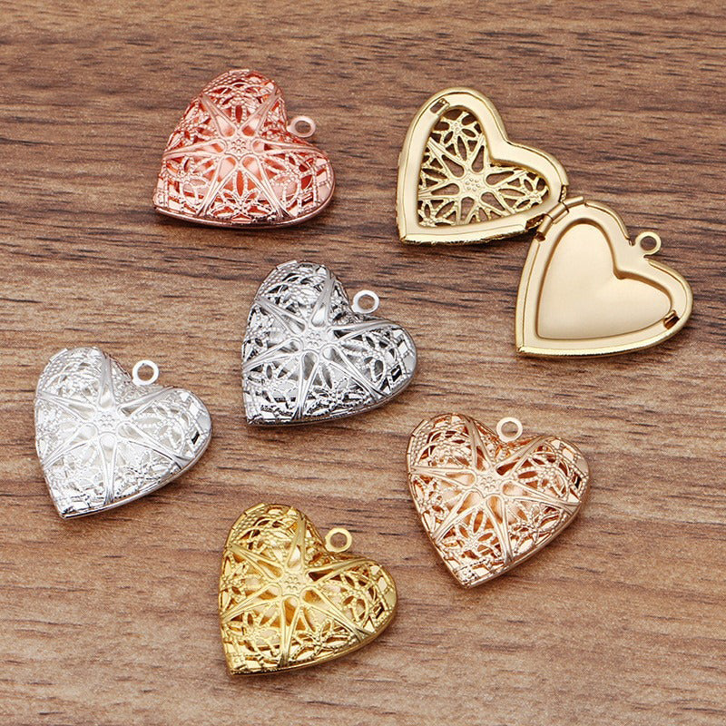 Lovely Lockets Filigree Heart