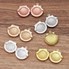 Lovely Lockets - Shell - A cute little clamshell shaped locket available in various shades of gold and silver.