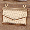 Lovely Lockets - Embossed Envelope - A tiny metal envelope style locket, available in several shades of gold and silver.