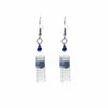 Teenytopia Bottled Water Earrings - Cute french hook earrings with miniature mineral bottles of water made of painted resin attached.