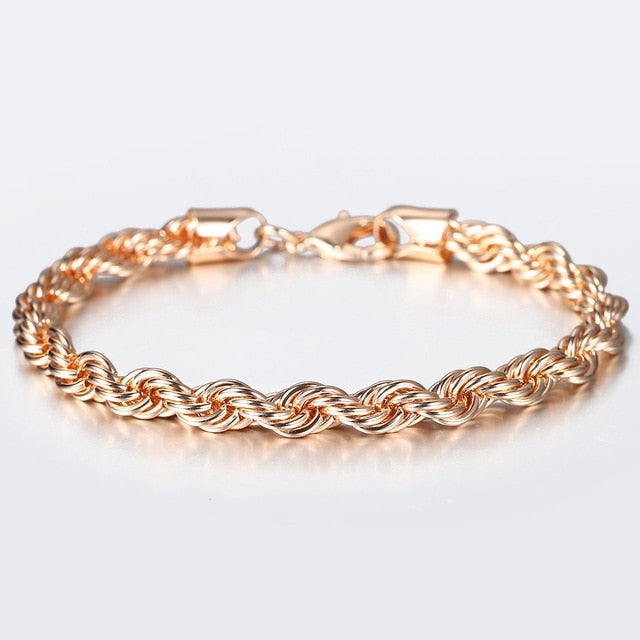 Spiral buy Chain Braided Bracelet