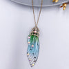 The Titania Necklace - Large fairy wing earrings available in a rainbow of beautiful colours.