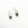 Teenytopia Bubble Tea Earrings - Cute french hook earrings that look like tiny cups of bubble milk tea.