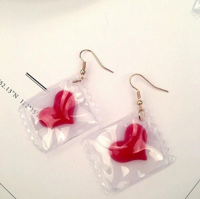 Teenytopia Sweet Candy Earrings - Adorable resin earrings made to resemble tiny pieces of candy. So cute!