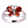 The Spring Fling Cocktail Ring - A beautiful butterfly-themed ring in vibrant crystals.