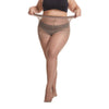 Essentials Queen-Size Ultra-Stretch 20D Sheer Tights - Extra-thin, extra-stretchy pantyhose for plus-size people!