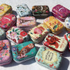 Teenytopia Trinket Tins - Flora & Fauna - Cute little metal tins with colourful floral and animal patterns.